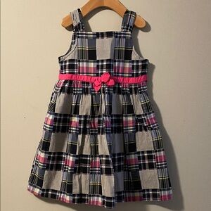 Gymboree girls plaid summer dress. size:5